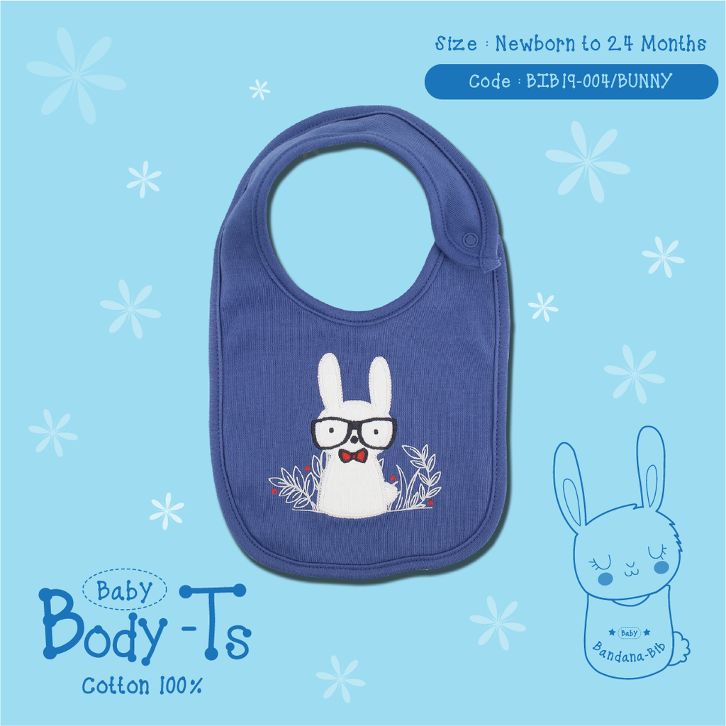 Baby Bibs (Bunny/Blue)-004