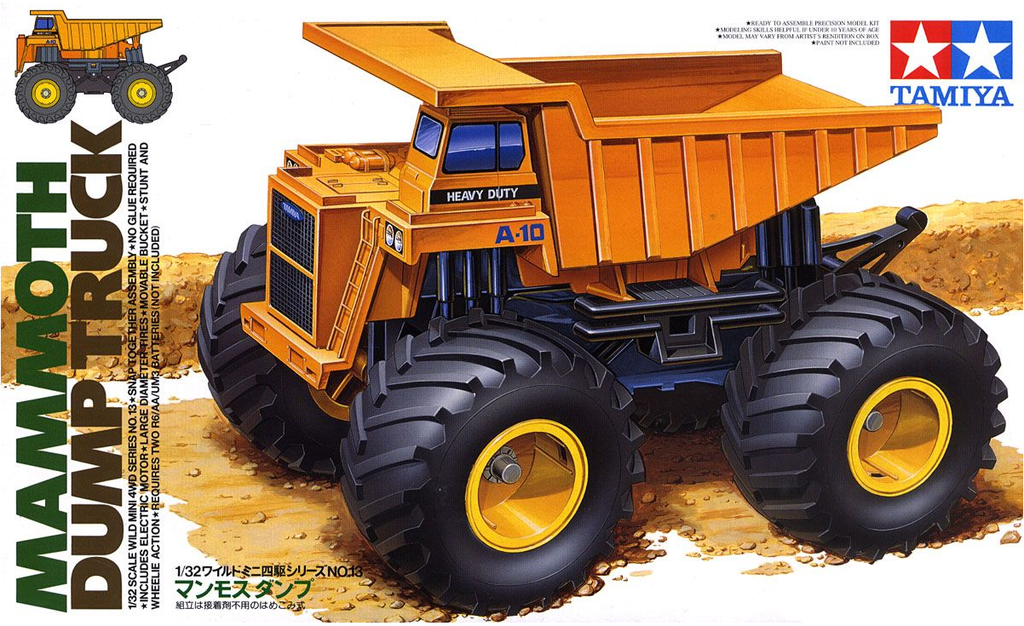 17013/01-Mini4WD-Mammoth Dump Truck (WILD)