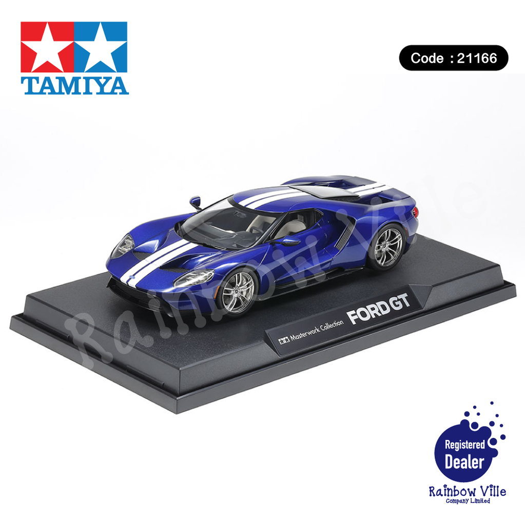 21166-Cars-1/24 Ford GT (Blue) (Finished Model)