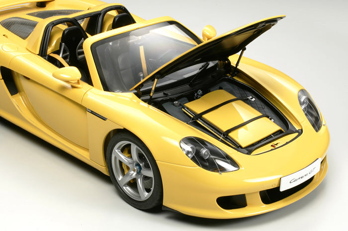 23207-Cars-1/12 Porsche Carrera GT Yellow Version (Semi-Assembled Model)