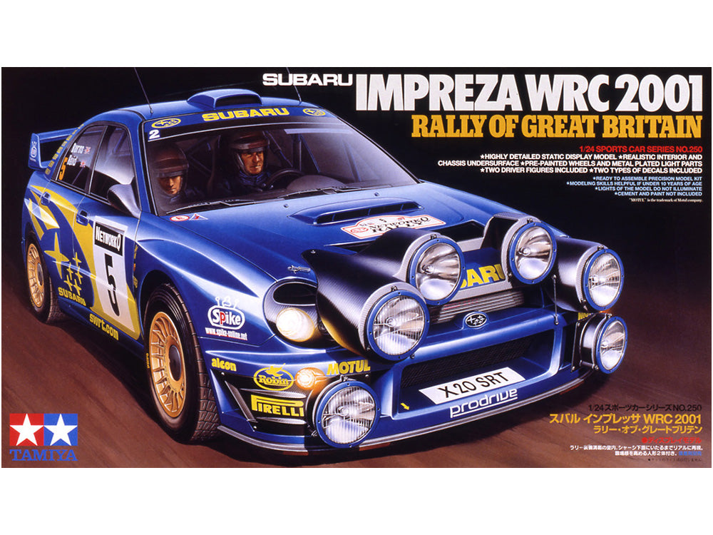 24250-Cars-1/24 Subaru Impreza WRC 2001 Great Britain
