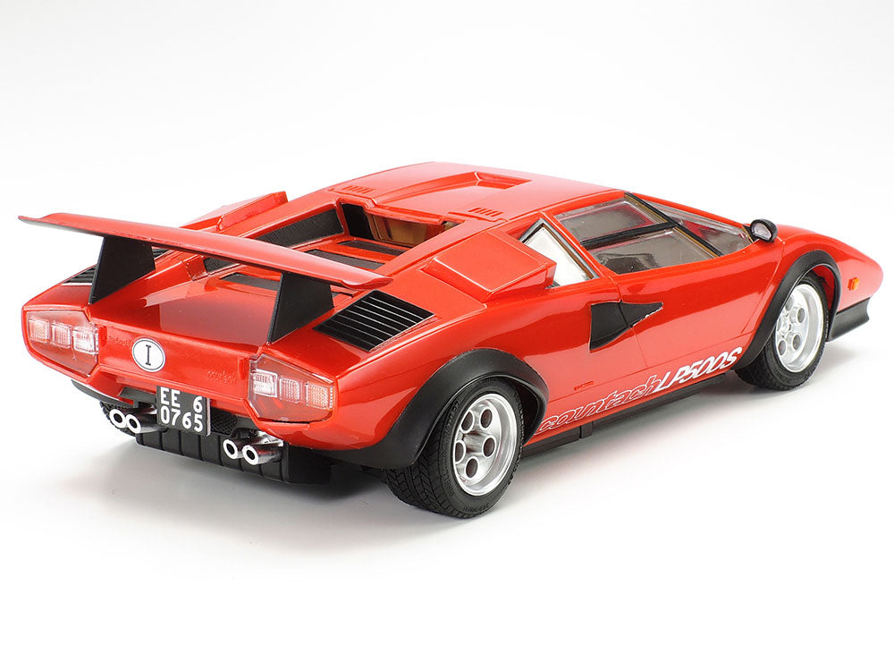 25419-Cars-1/24 Lamborghini Countach LP500S (Clear Coat Red Body)