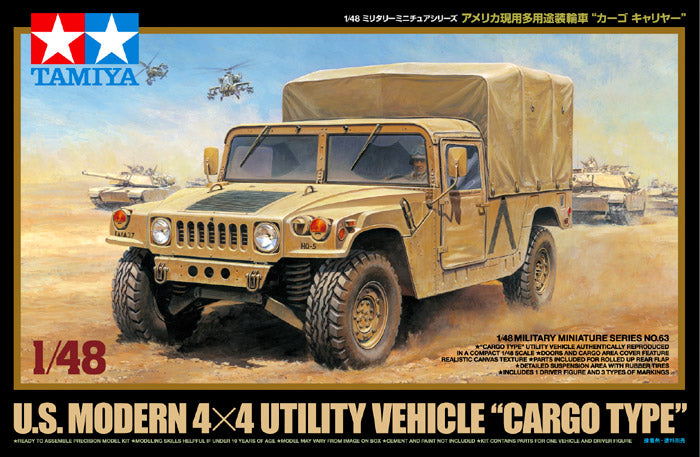 32563-Tanks-1/48 American multipurpose wheeled vehicle "Cargo Carrier"
