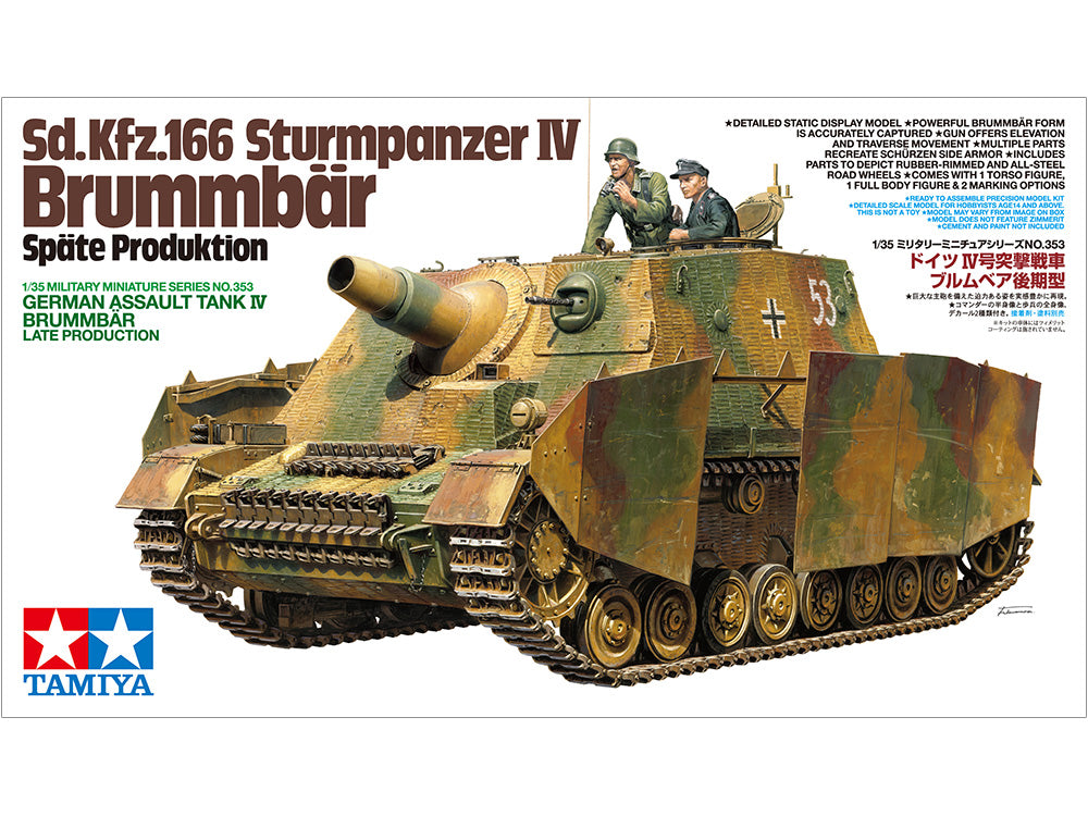 35353-Tanks-1/35 German Assault Tank IV Brummbär Late Production