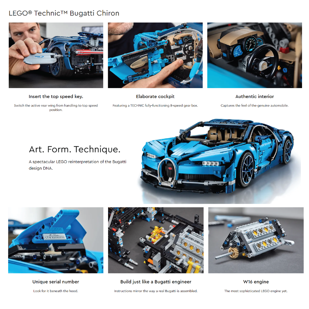 Lego® Technic™-Bugatti Chiron#42083
