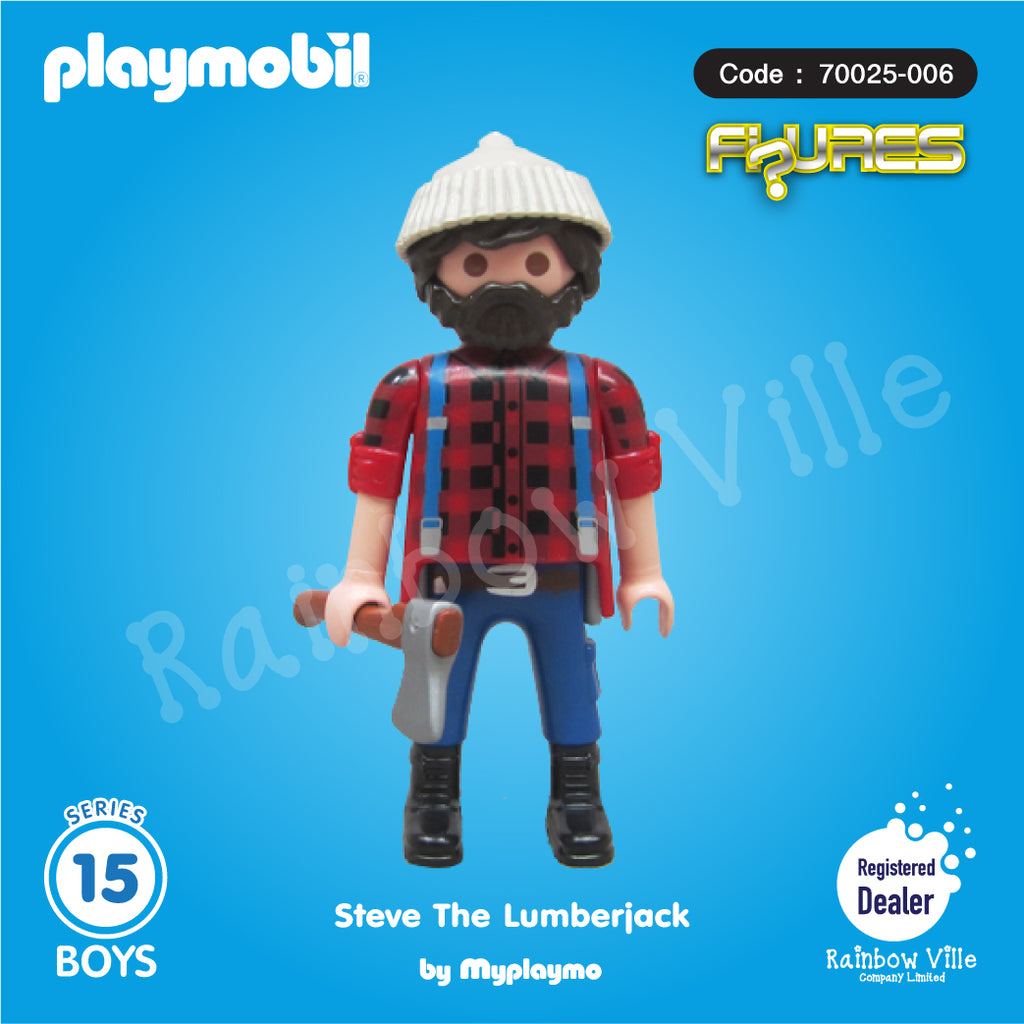 70025-006 Figures Series 15-Boys-Mr. Steve "The Lumberjack"