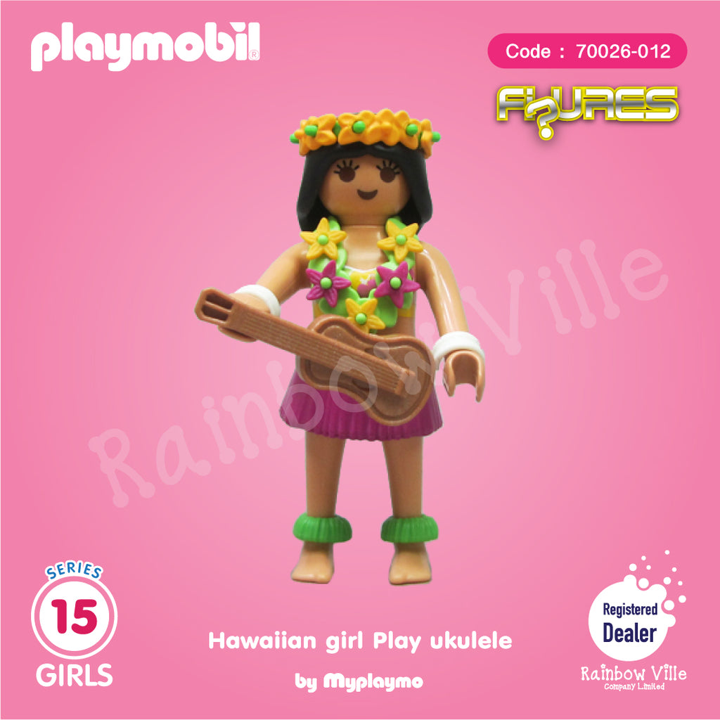 70026-012 Figures Series 15-Hawaiian Girl with Ukalele