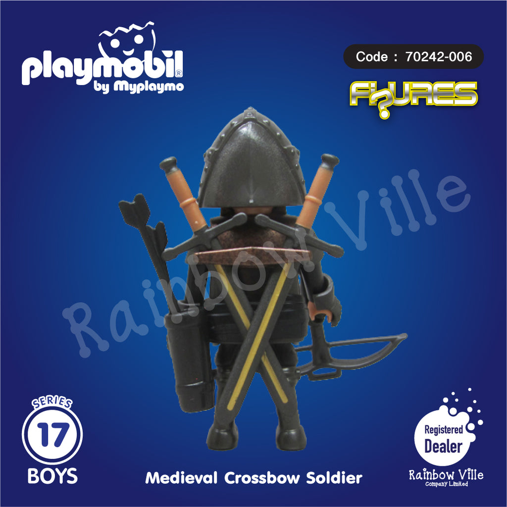 70242-006 Figures Series 17-Boys-Medieval Crossbow Soldier