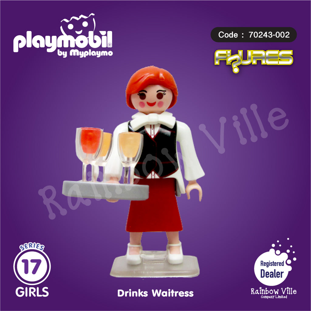 70243-002 Figures Series 17-Girls-Drinks Waitress