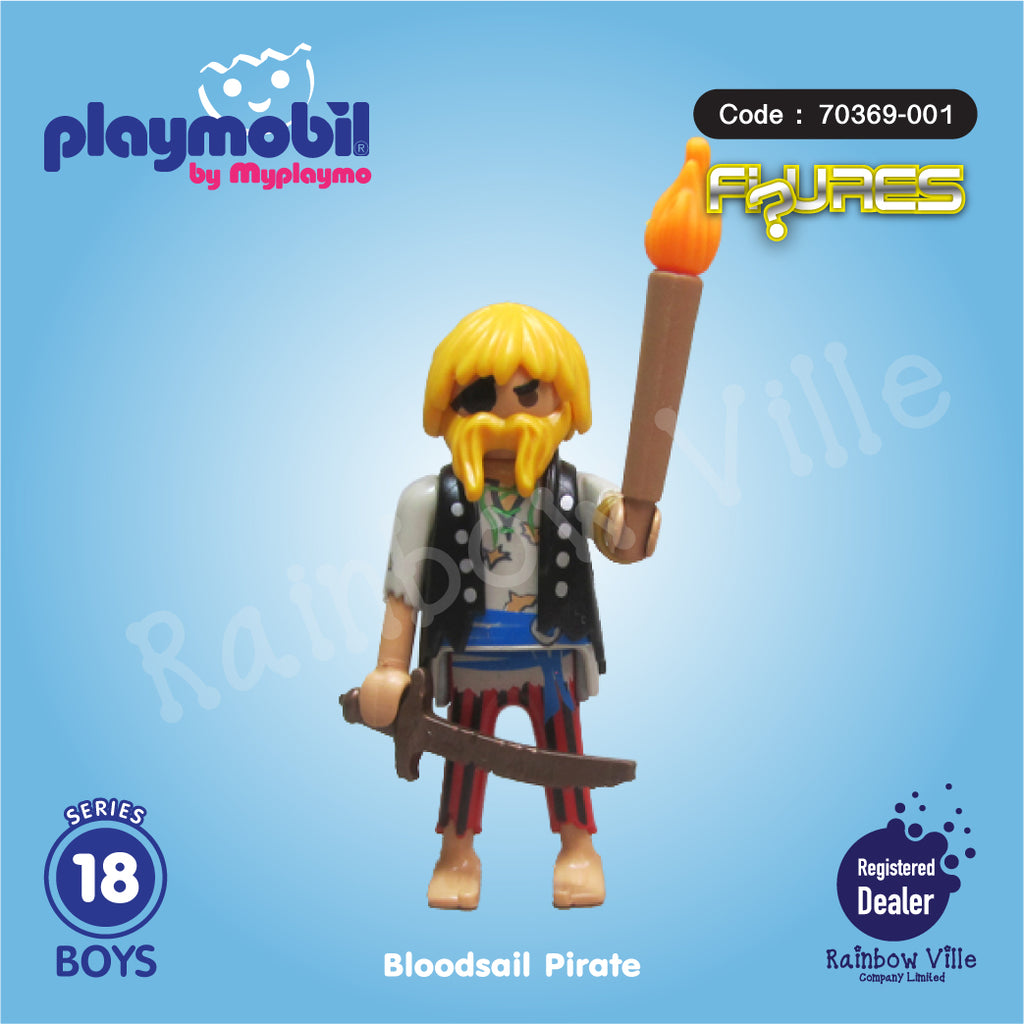 70369-001 Figures Series 18-Boys-Bloodsail Pirate
