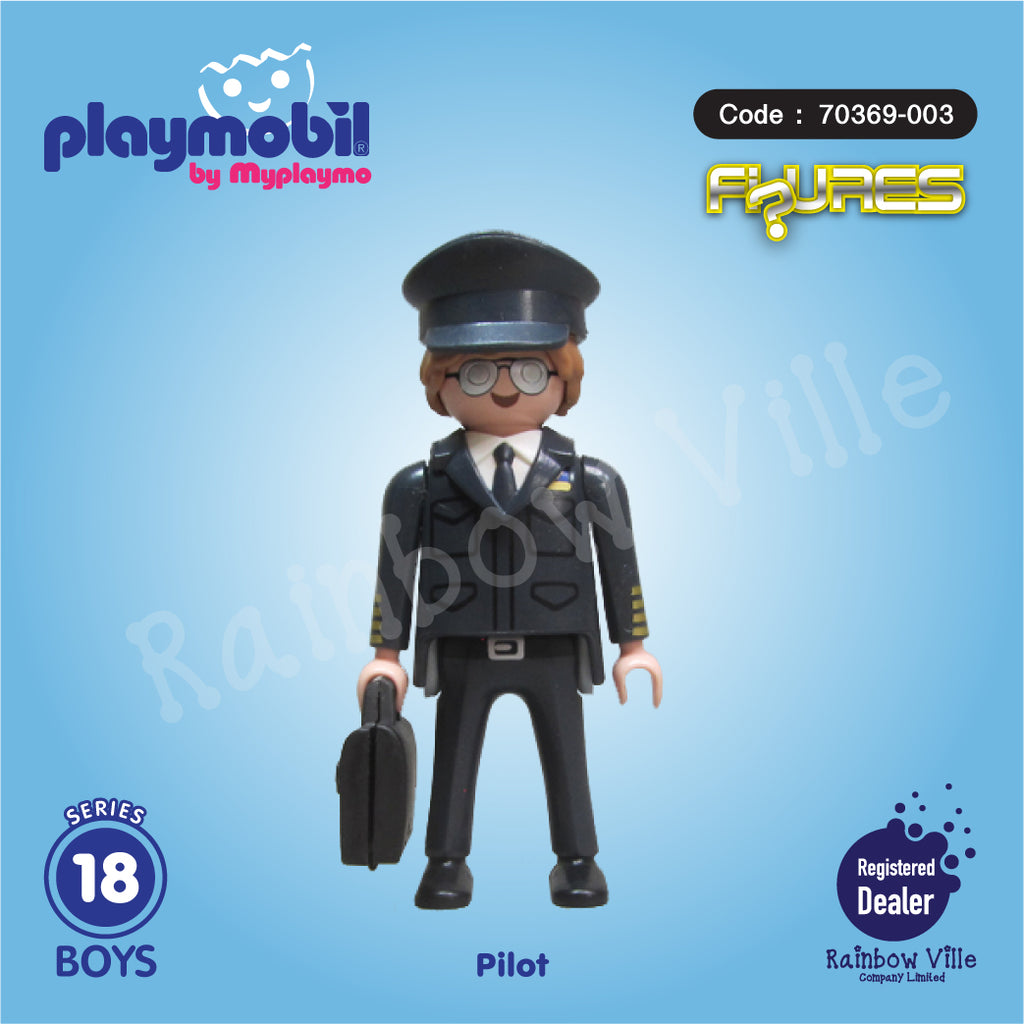 70369-003 Figures Series 18-Boys-The Pilot