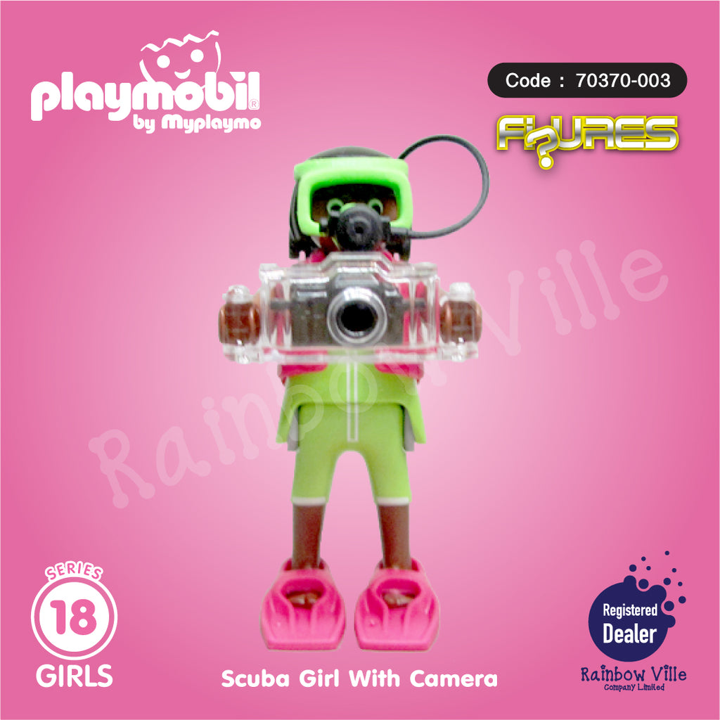70370-003 Figures Series 18-Scuba Girl with Camera