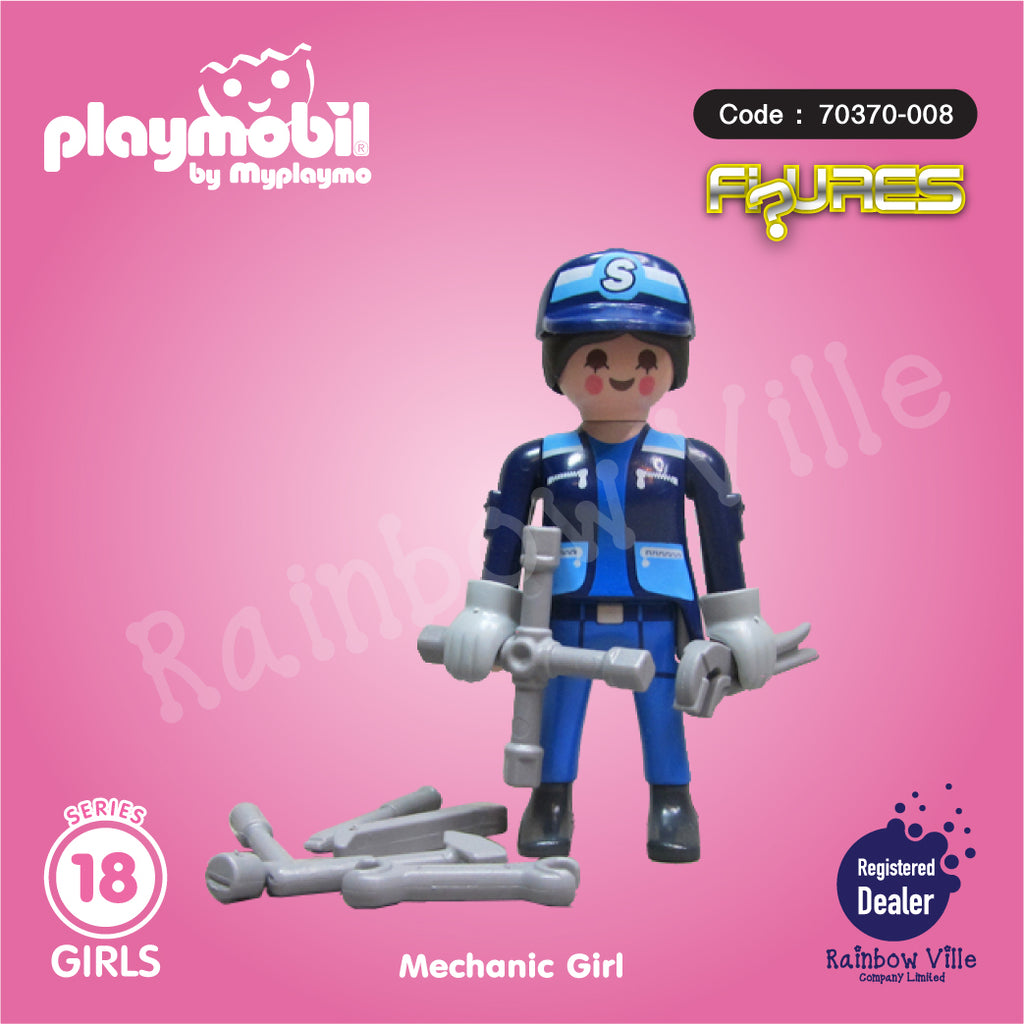 70370-008 Figures Series 18-Mechanic Girl