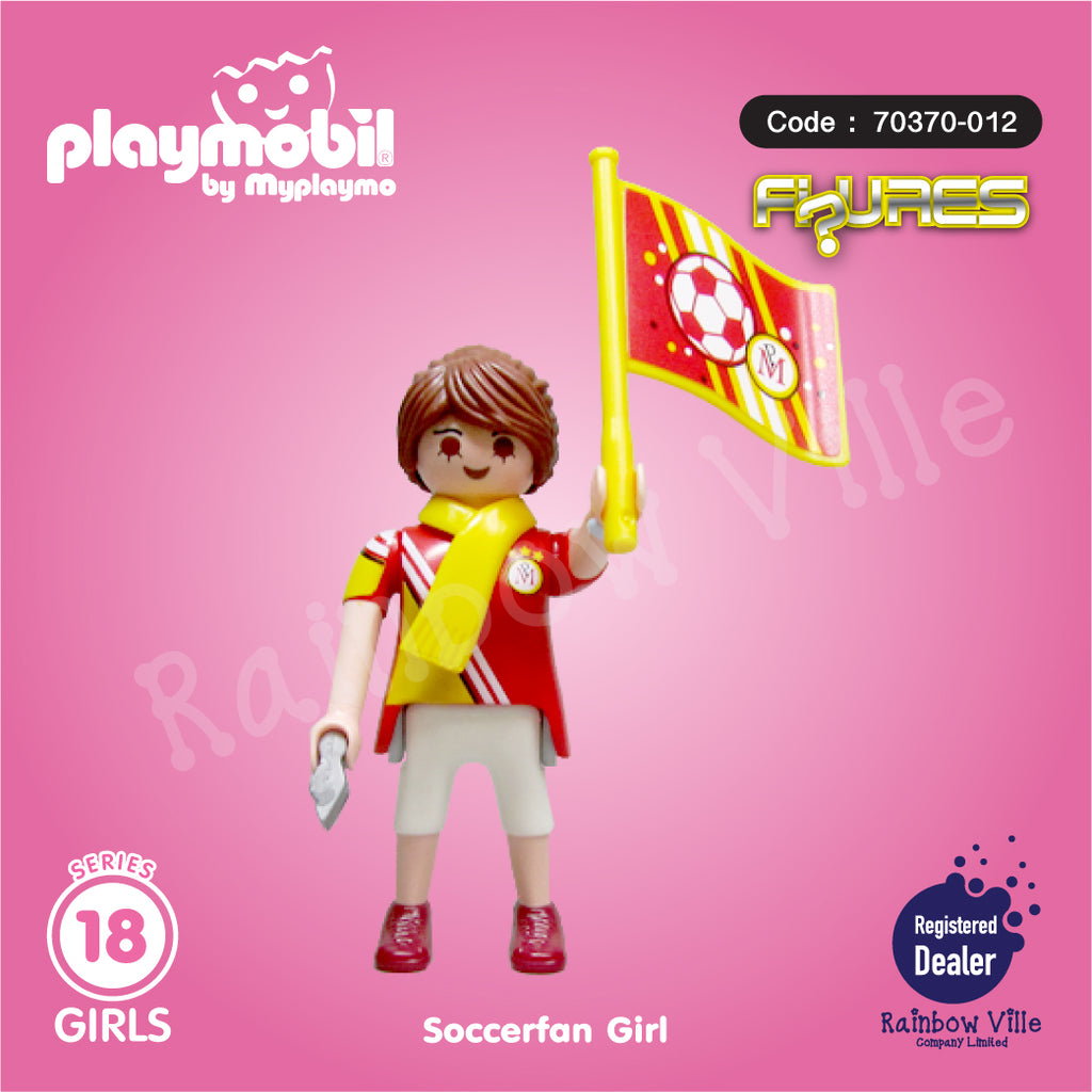 70370-012 Figures Series 18-Soccerfan Girl