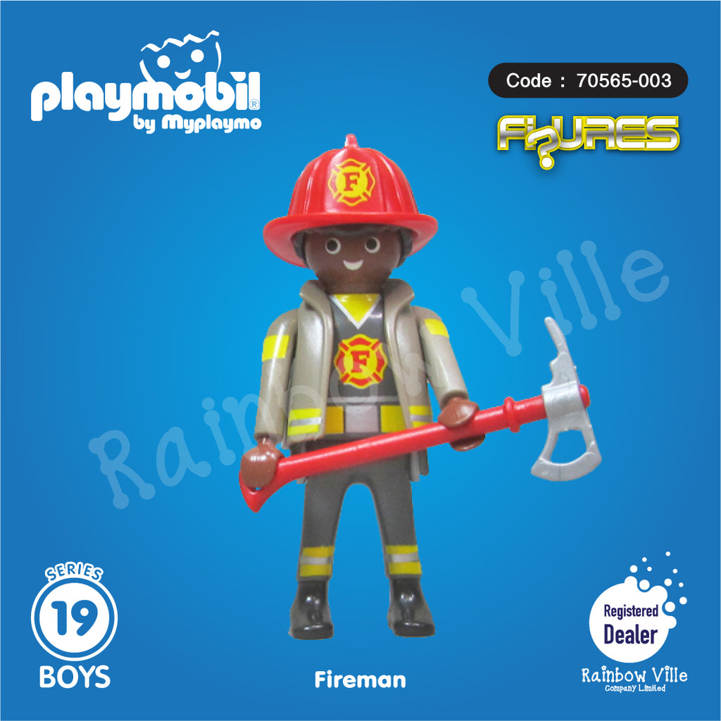 70565-003 Figures Series 19-Boys-African American Fireman