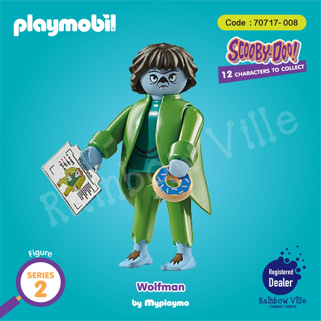 70717-008- SCOOBY-DOO! Mystery Figures (Series 2)-The Wolfman