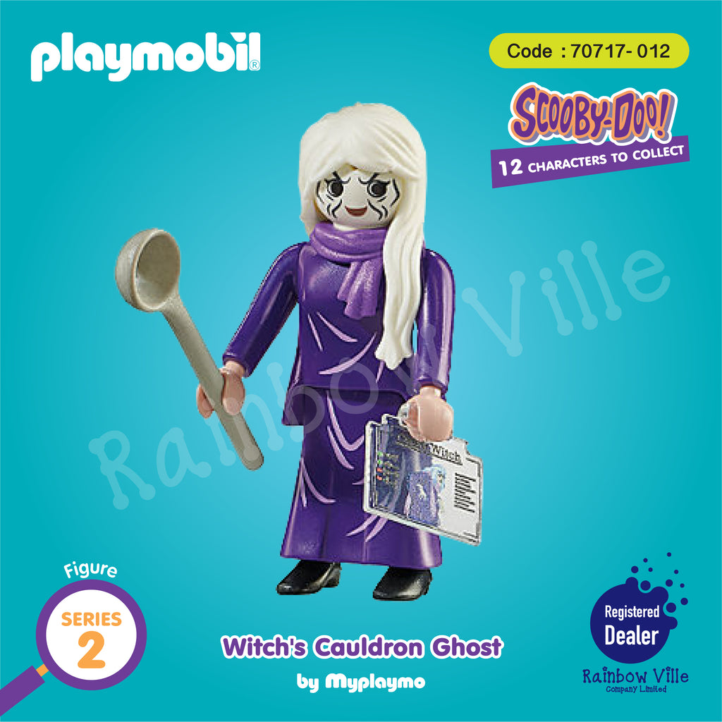 70717-012- SCOOBY-DOO! Mystery Figures (Series 2)-Ghostly Witch Cauldon