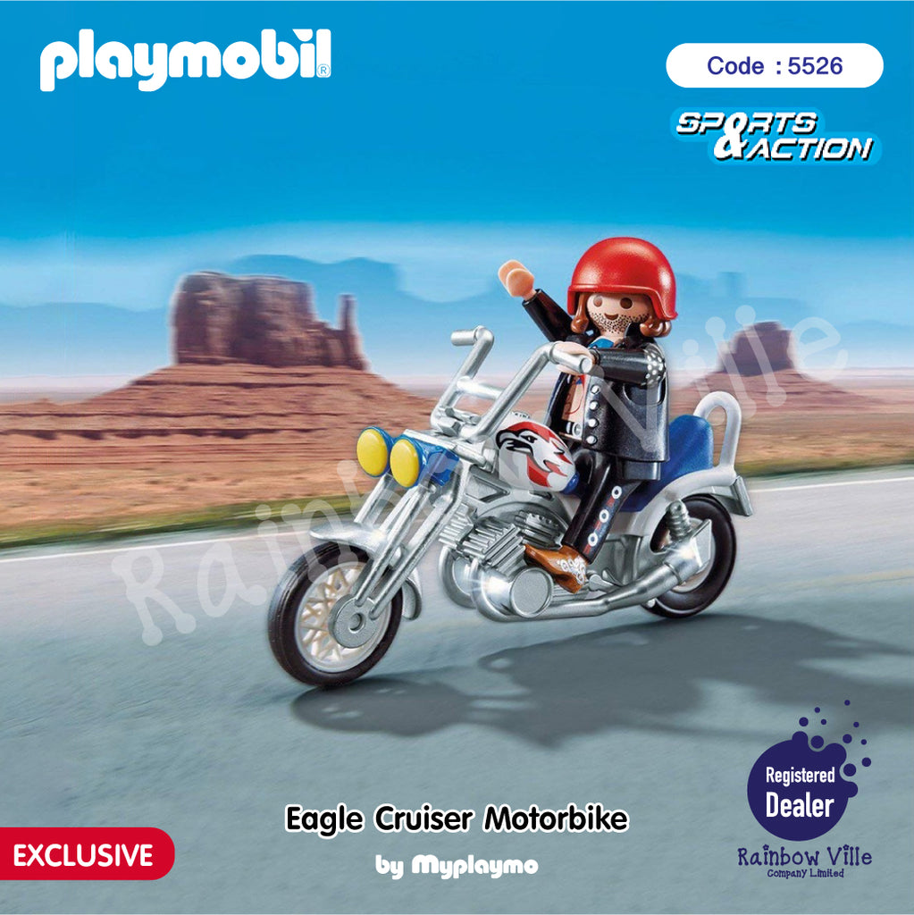 5526-CityAction-Eagle Cruiser Motorbike (Exclusive)