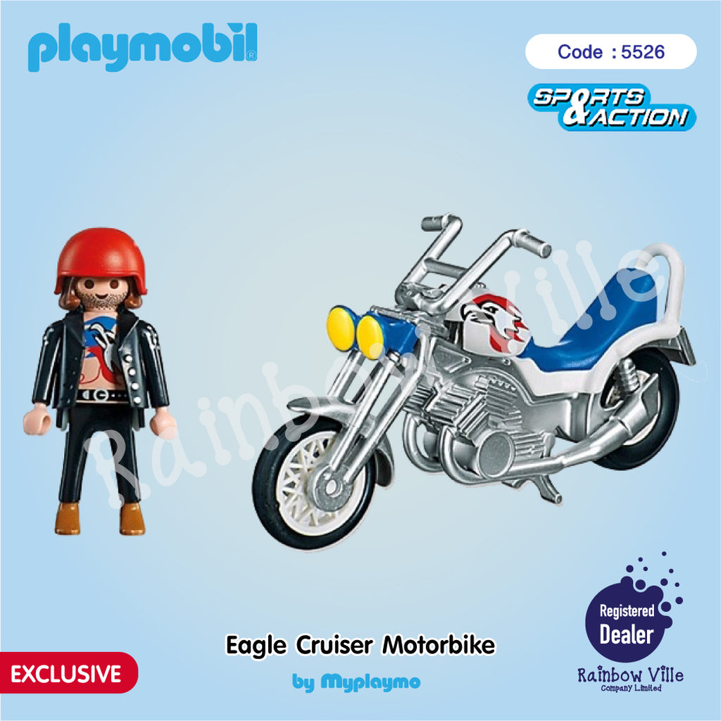 5526-CityAction-Eagle Cruiser Motorbike (Exclusive)