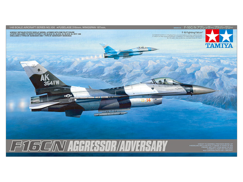 61106-AirCrafts-1/48 F-16C/N "Aggressor/Adversary"