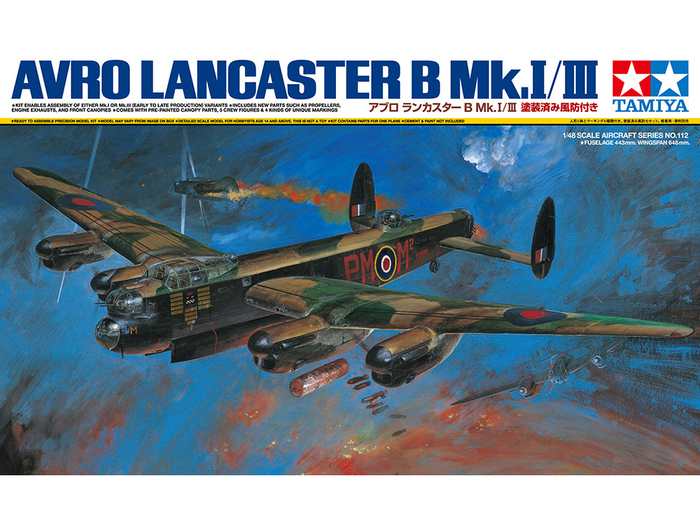 61112-AirCrafts-1/48 Avro Lancaster B Mk.I / III