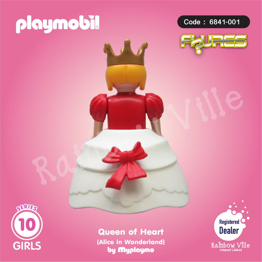 6841-001 Figures Series 10-Queen of Heart (Alice in Wonderland)
