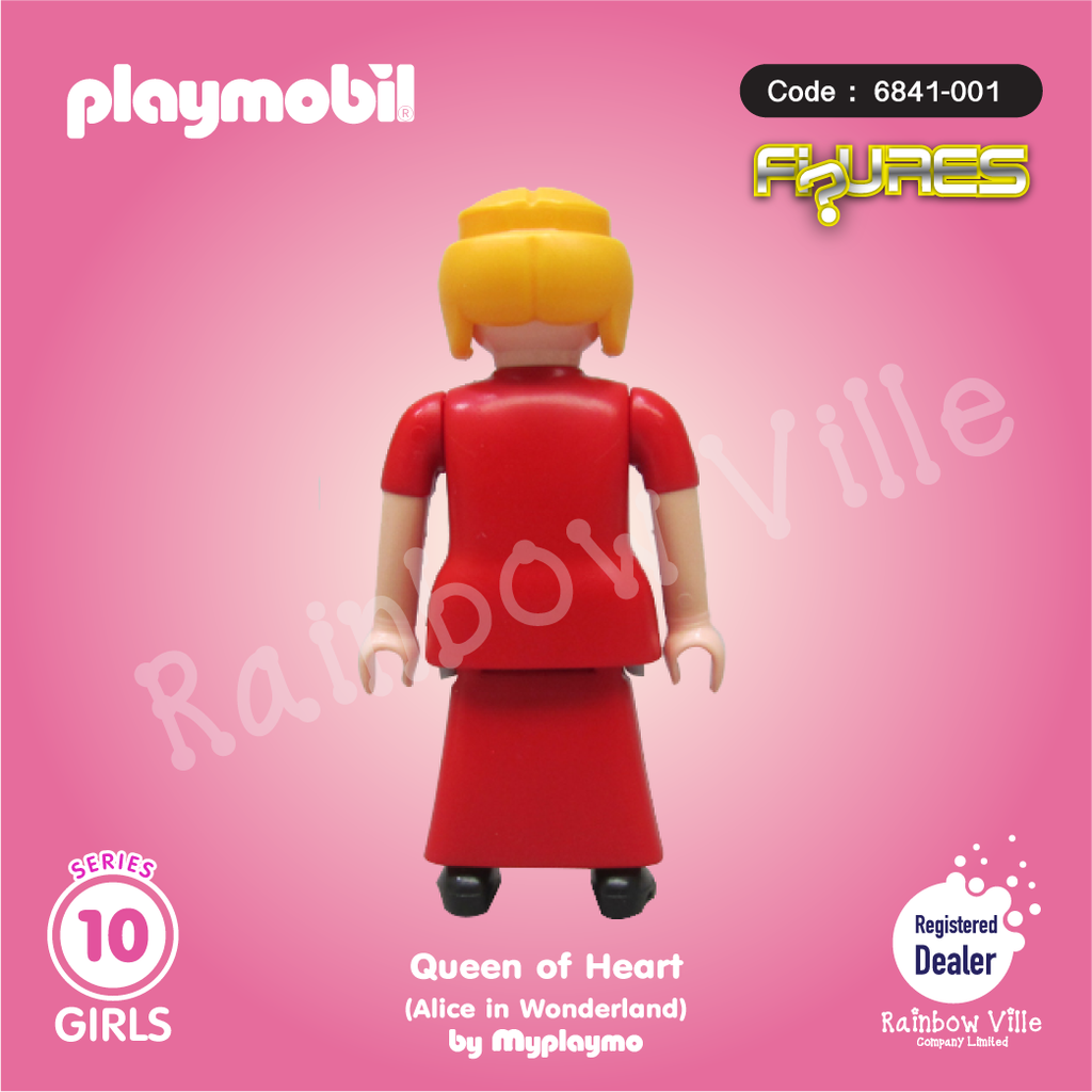 6841-001 Figures Series 10-Queen of Heart (Alice in Wonderland)