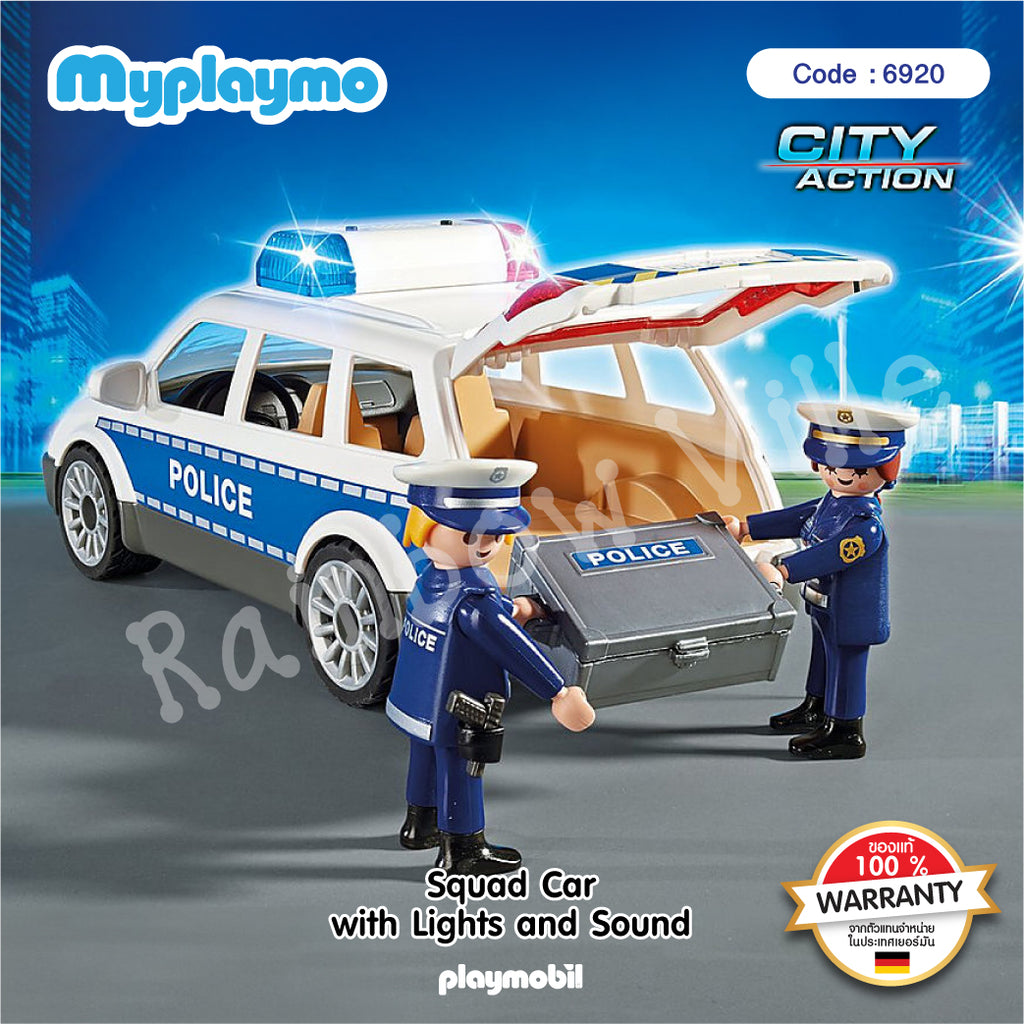 6920-City Action-Squad Car with Lights and Sound