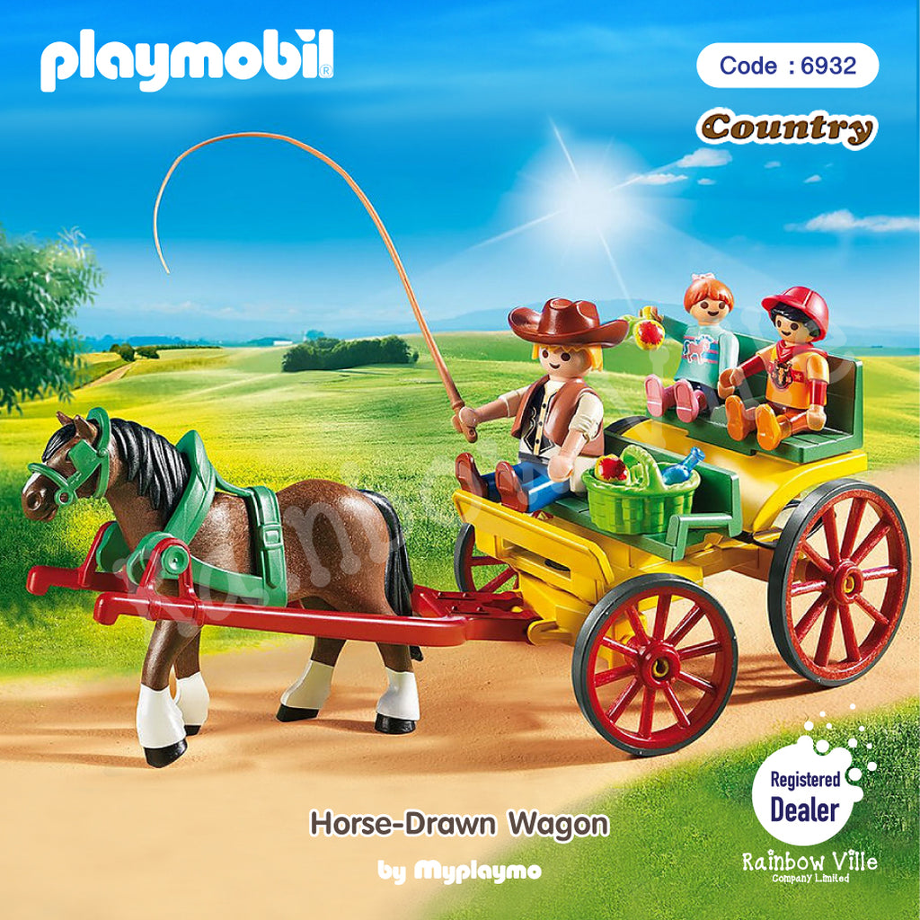 6932-Pony-Horse-Drawn Wagon (Exclusive)