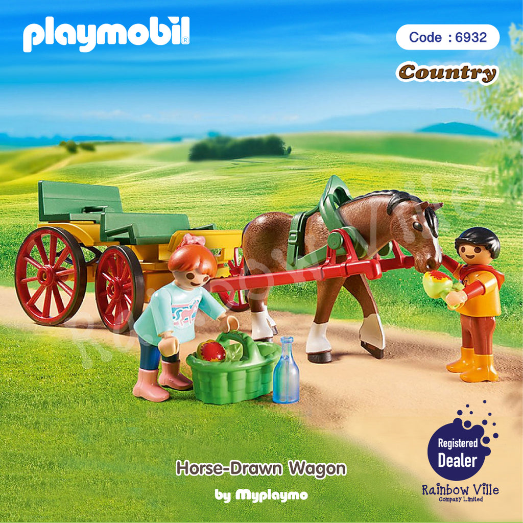 6932-Pony-Horse-Drawn Wagon (Exclusive)