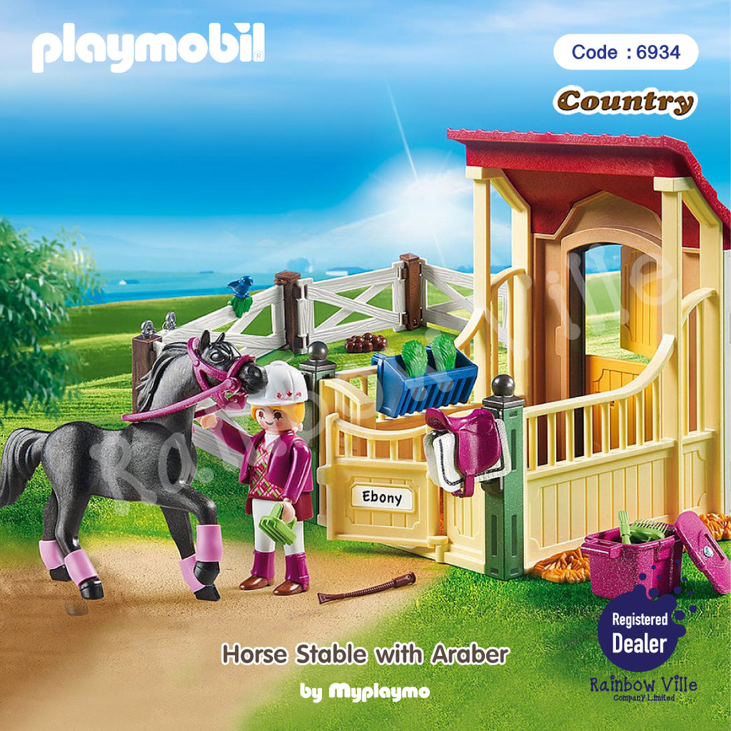 6934-Horse Stable with Araber (Exclusive)