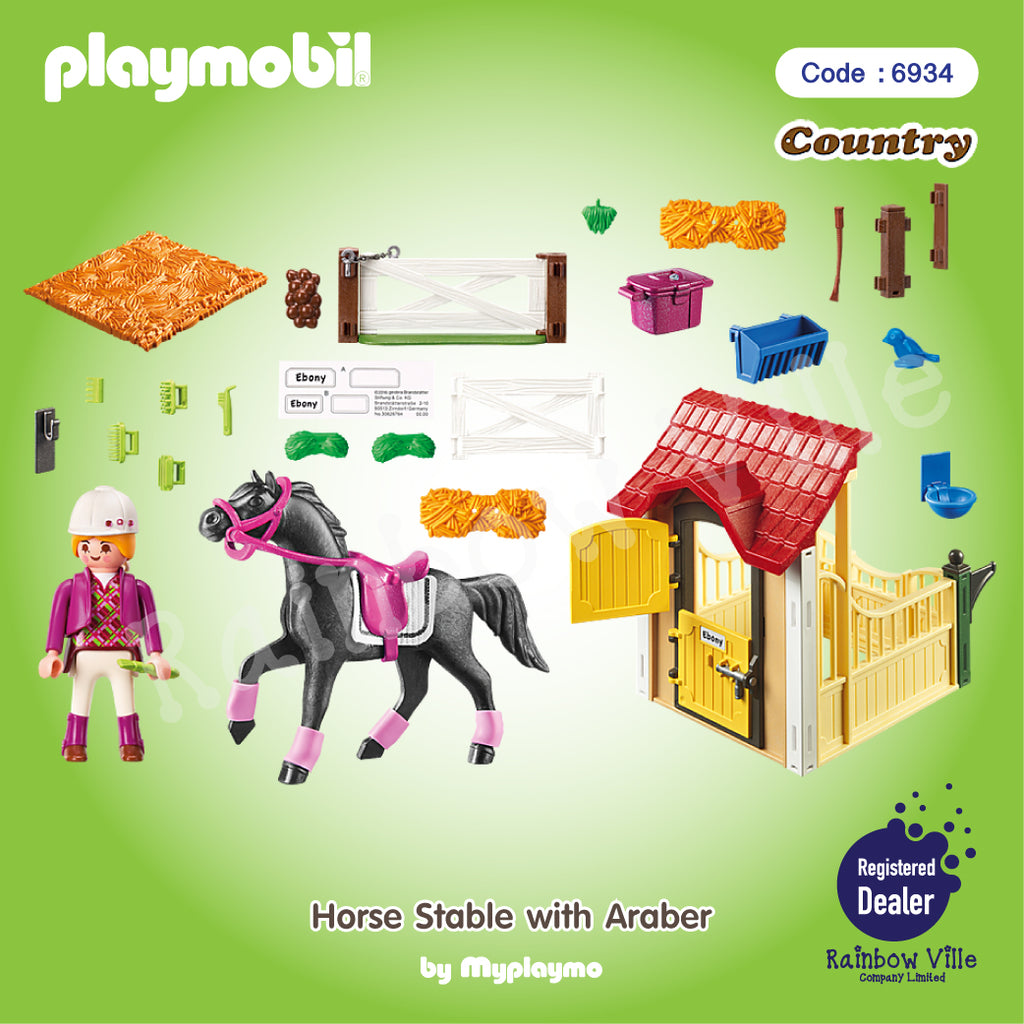 6934-Horse Stable with Araber (Exclusive)