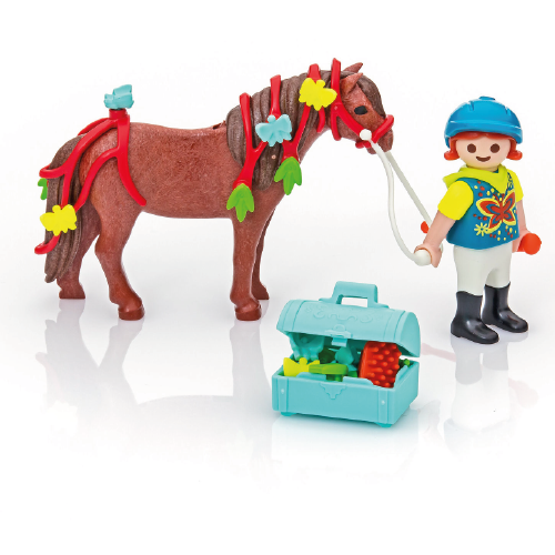 6971-Bag-Collectable Groomer with Butterfly Pony