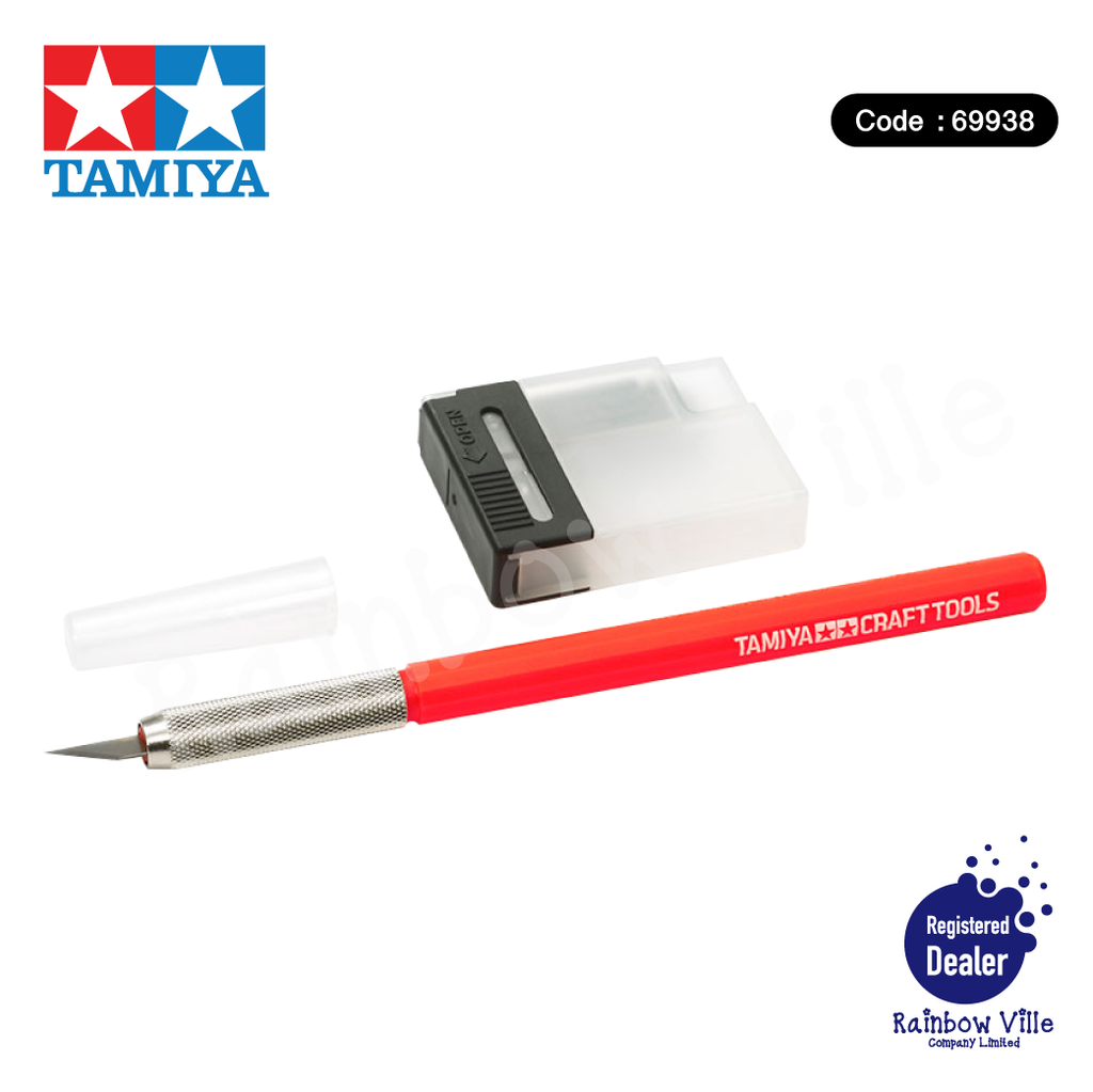 69938-Tamiya's Tools-Modeler's knife (red)