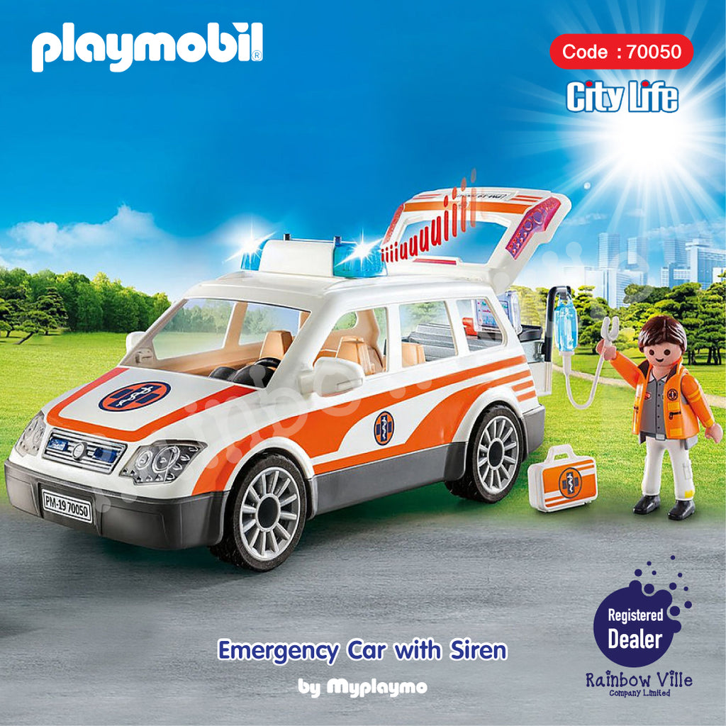 70050-City Life-Emergency Car with Siren
