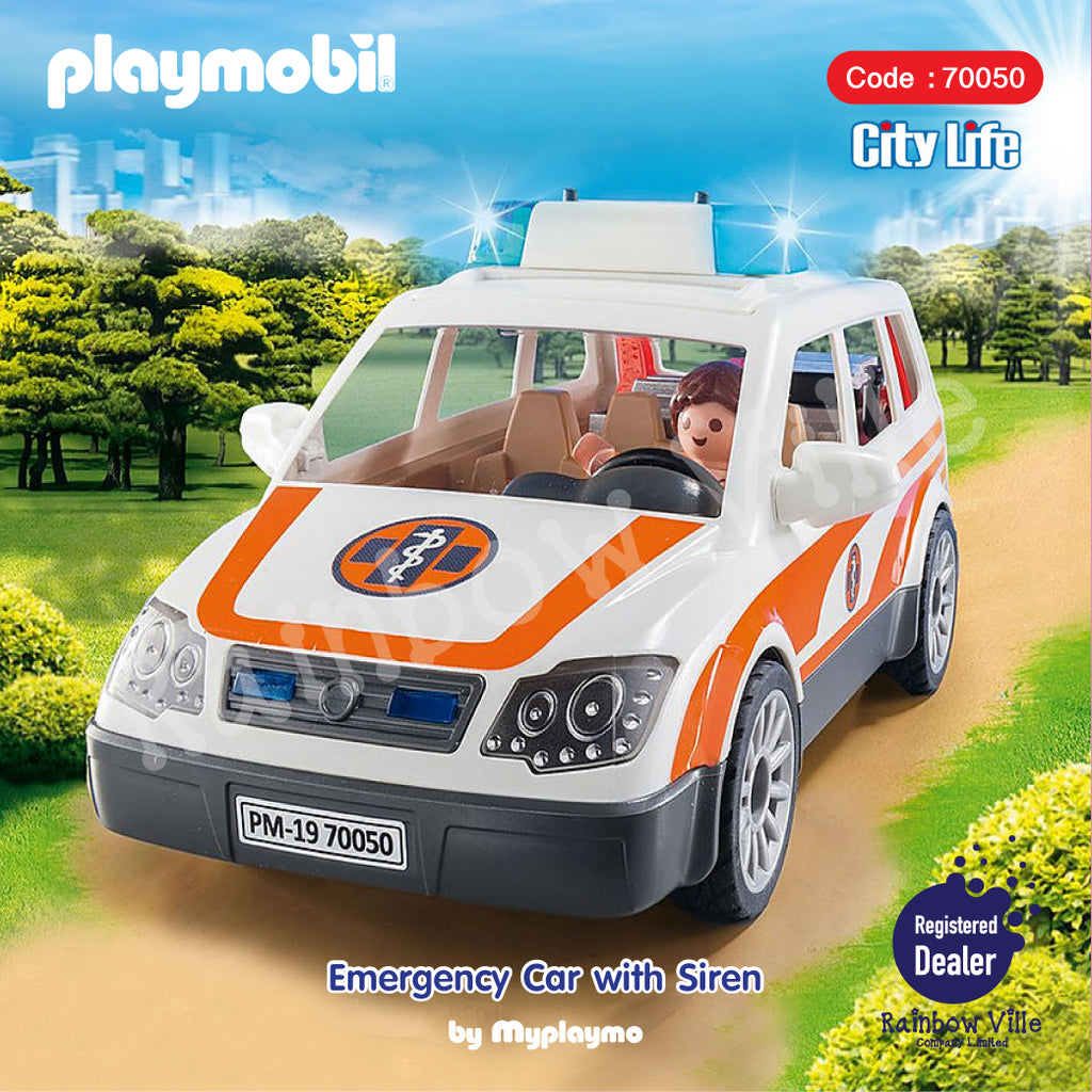 70050-City Life-Emergency Car with Siren