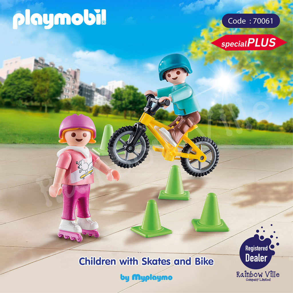 70061-SpecialPlus-Children with Skates and Bike