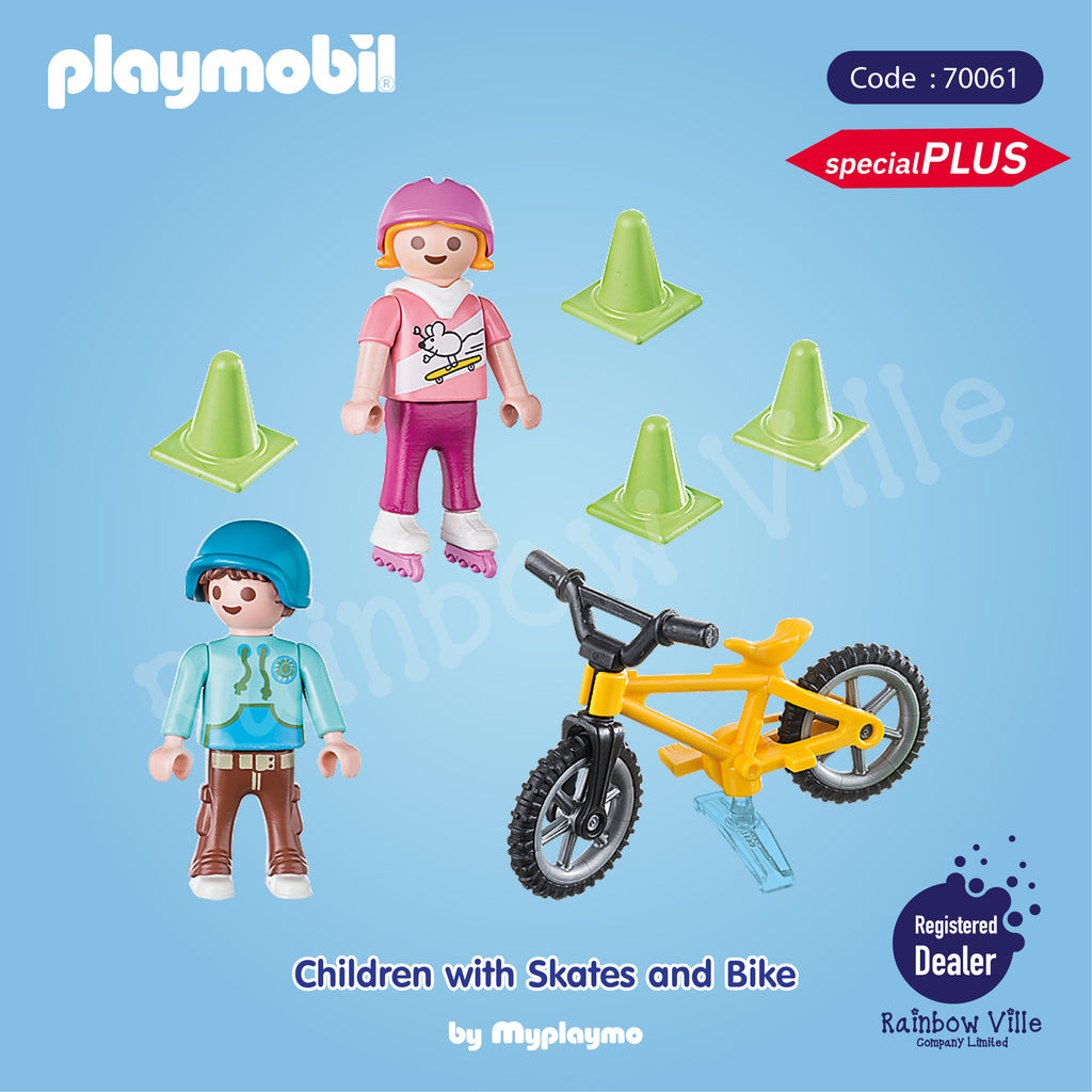 70061-SpecialPlus-Children with Skates and Bike