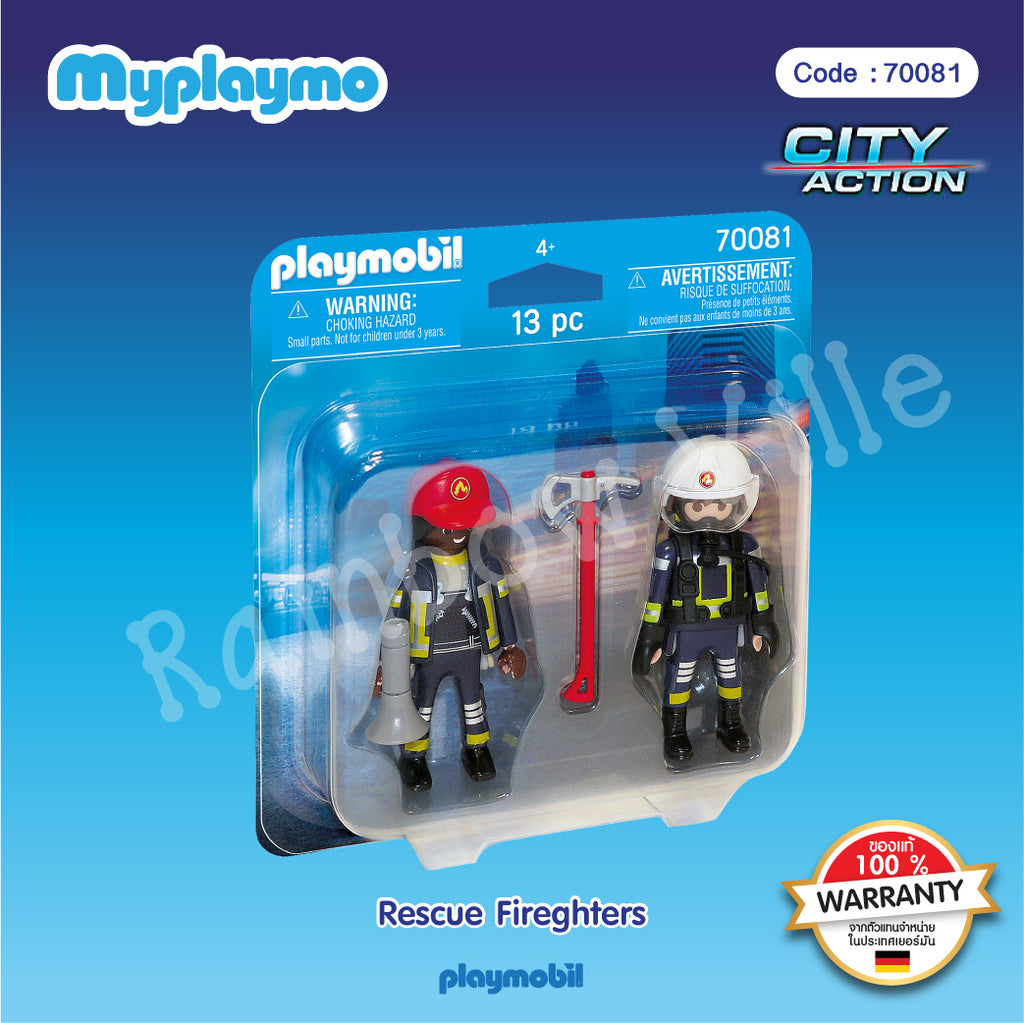 70081-City Action-DuoPack Rescue FireFighter