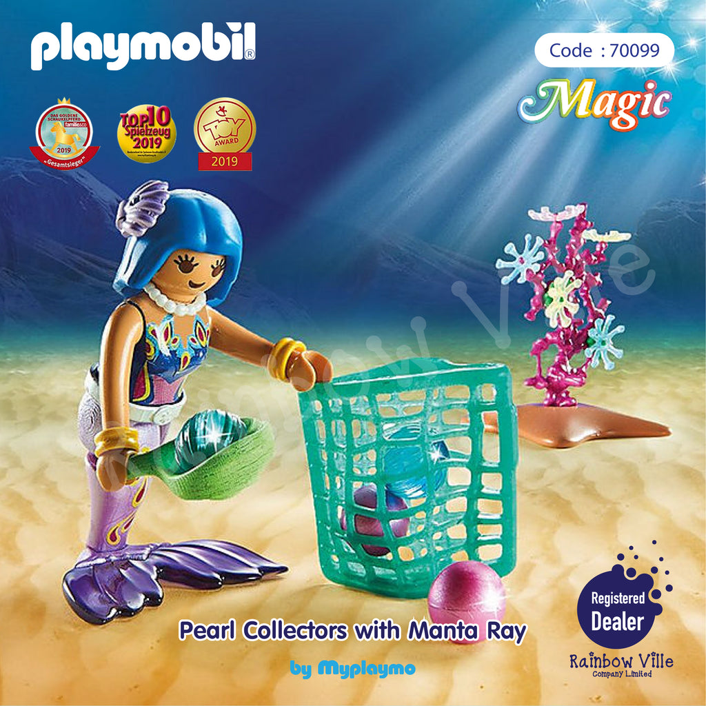 70099-Mermaid-Pearl Collectors with Manta Ray