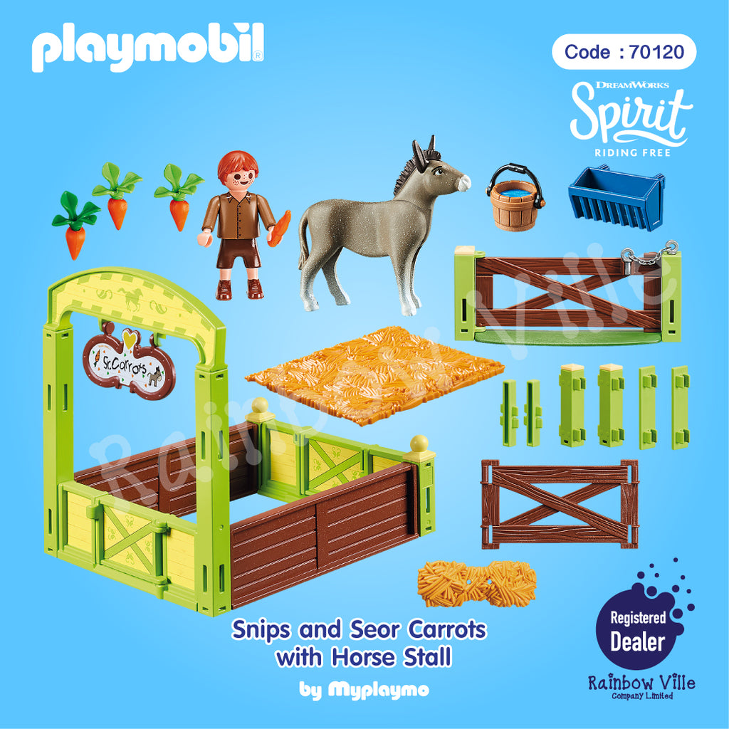70120-Spirits-Snips and Señor Carrots with Horse Stall
