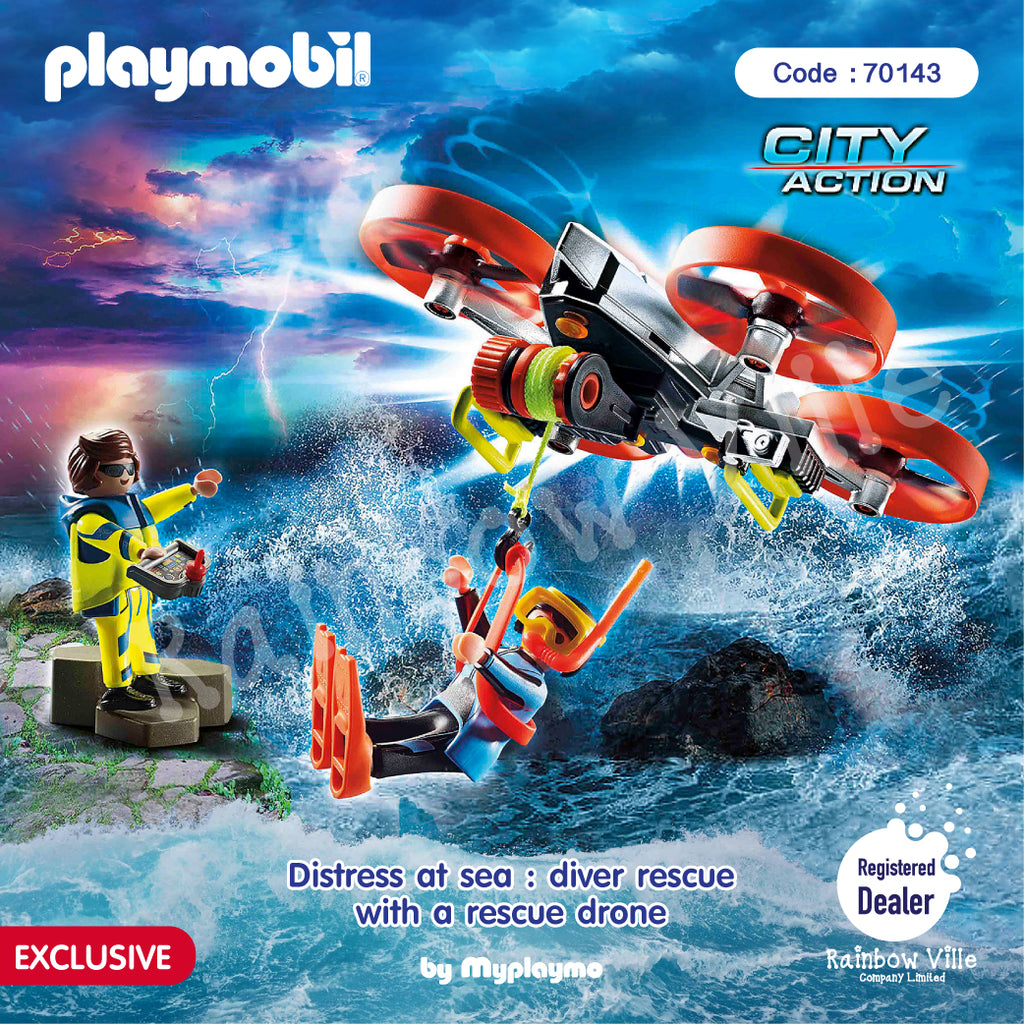 70143-Sea Rescue-Diver Rescue with Drone