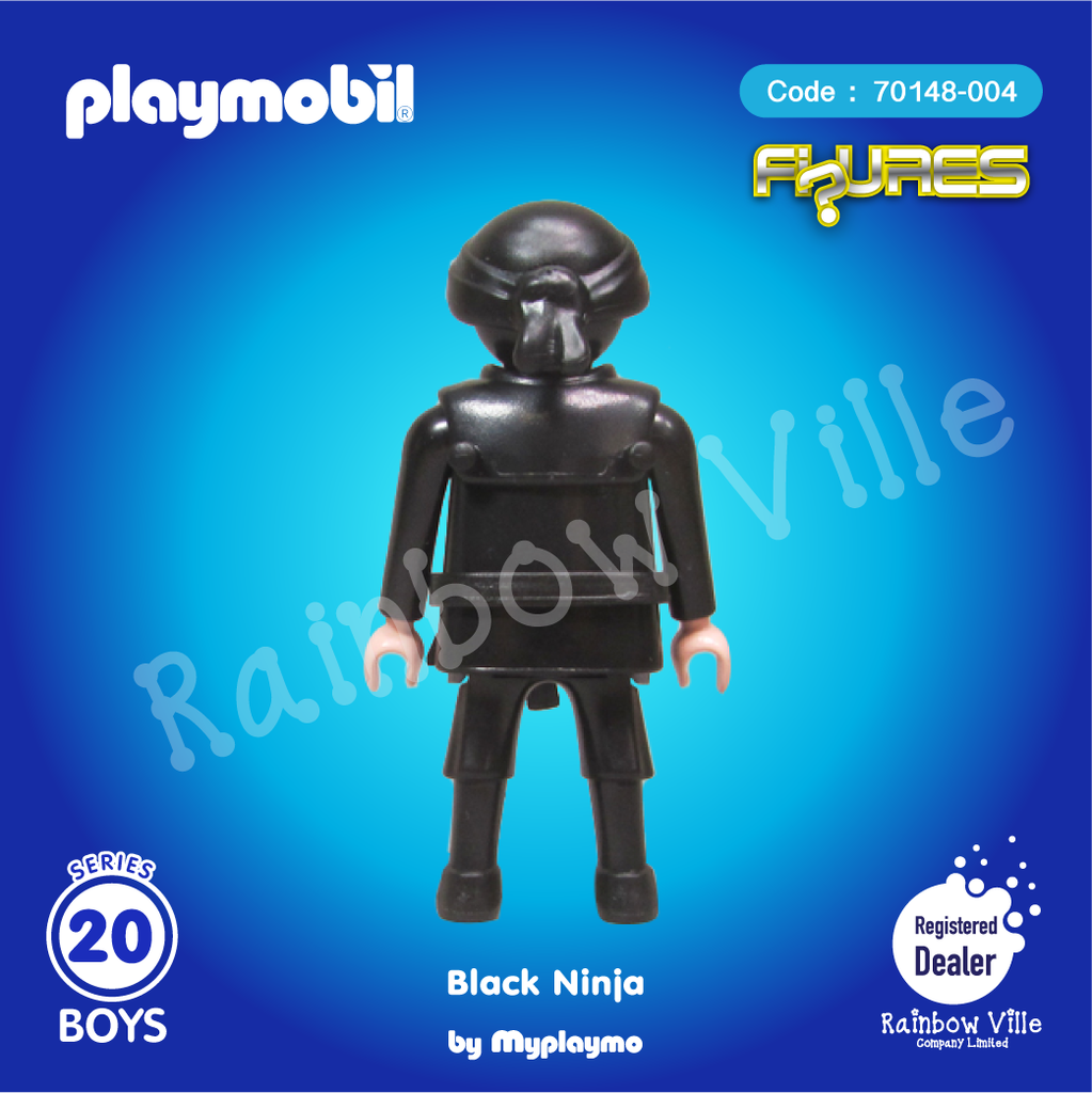 70148-004 Figures Series 20-Boys-Black Ninja