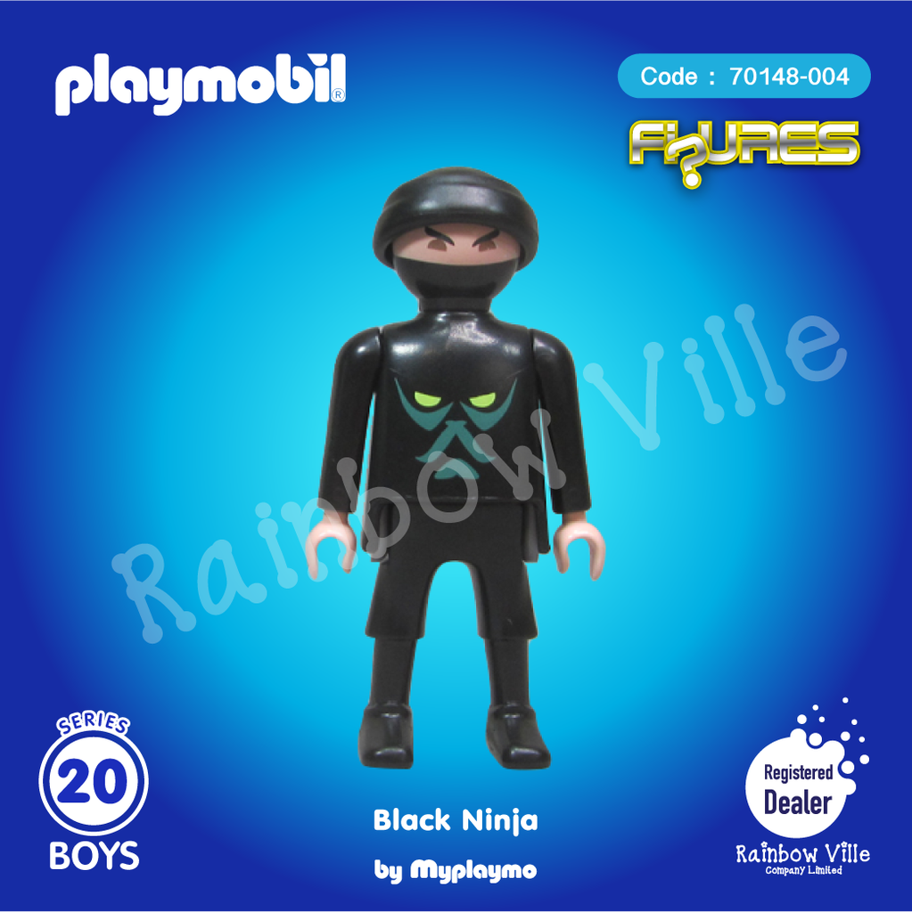 70148-004 Figures Series 20-Boys-Black Ninja
