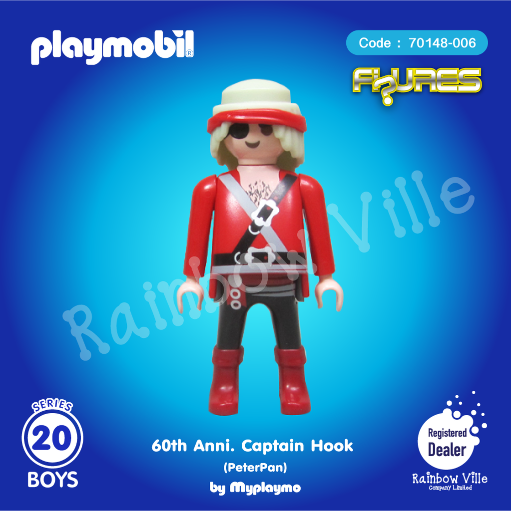 70148-006 Figures Series 20-Boys-60th Anni. Captain Hook (PeterPan)