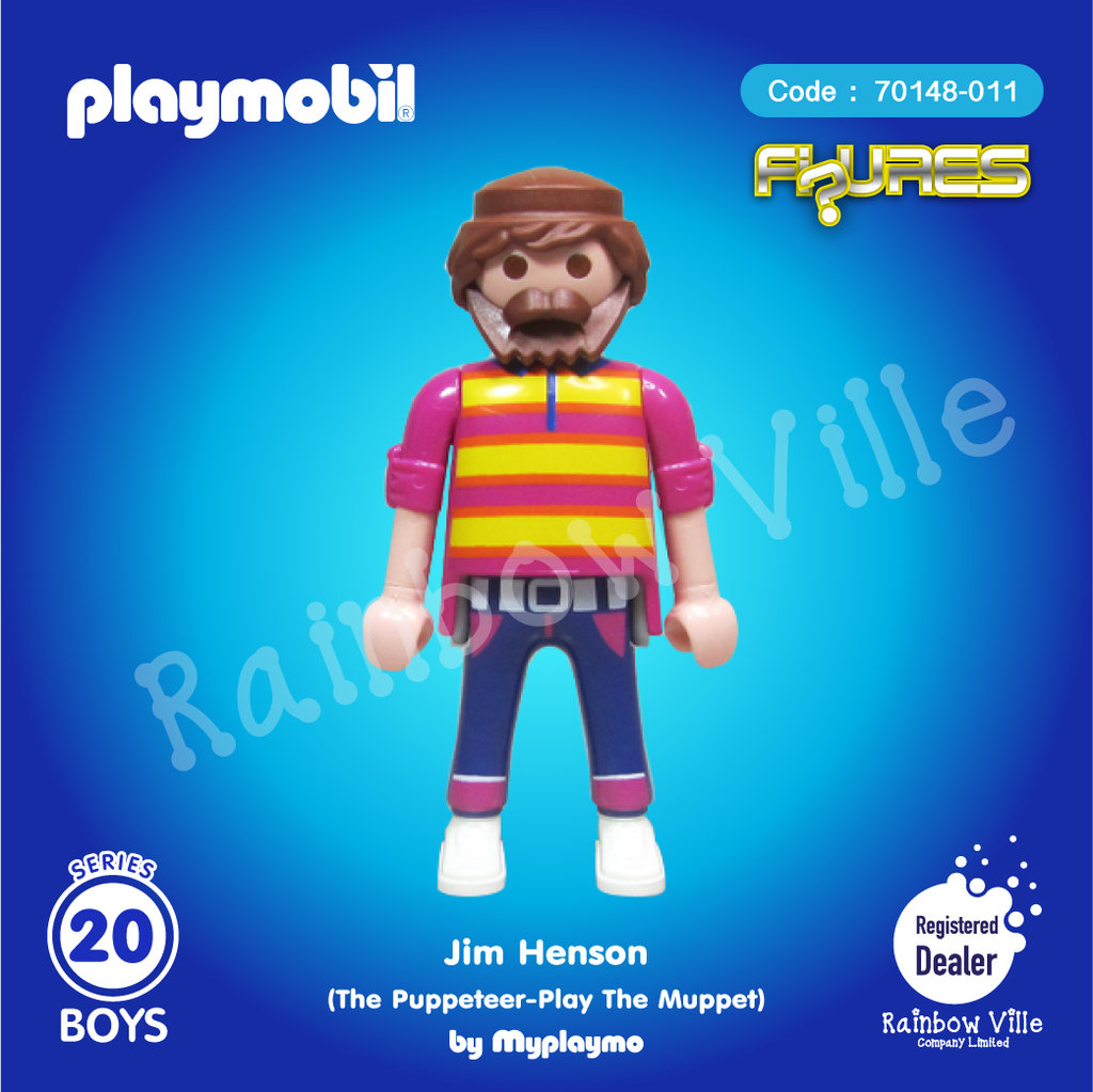 70148-011 Figures Series 20-Boys-Jim Henson (The Puppeteer-Play The Muppet)