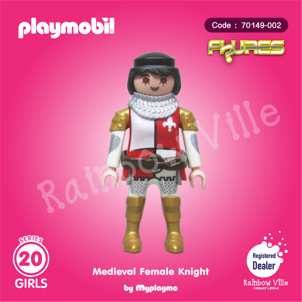 70149-002 Figures Series 20-Girl-Medieval Female Knight