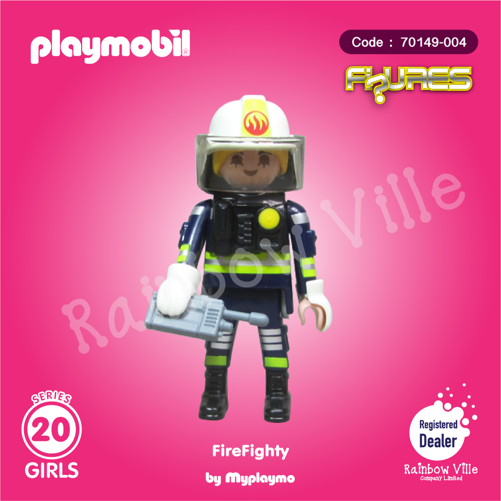 70149-004 Figures Series 20-Girl-FireFighty
