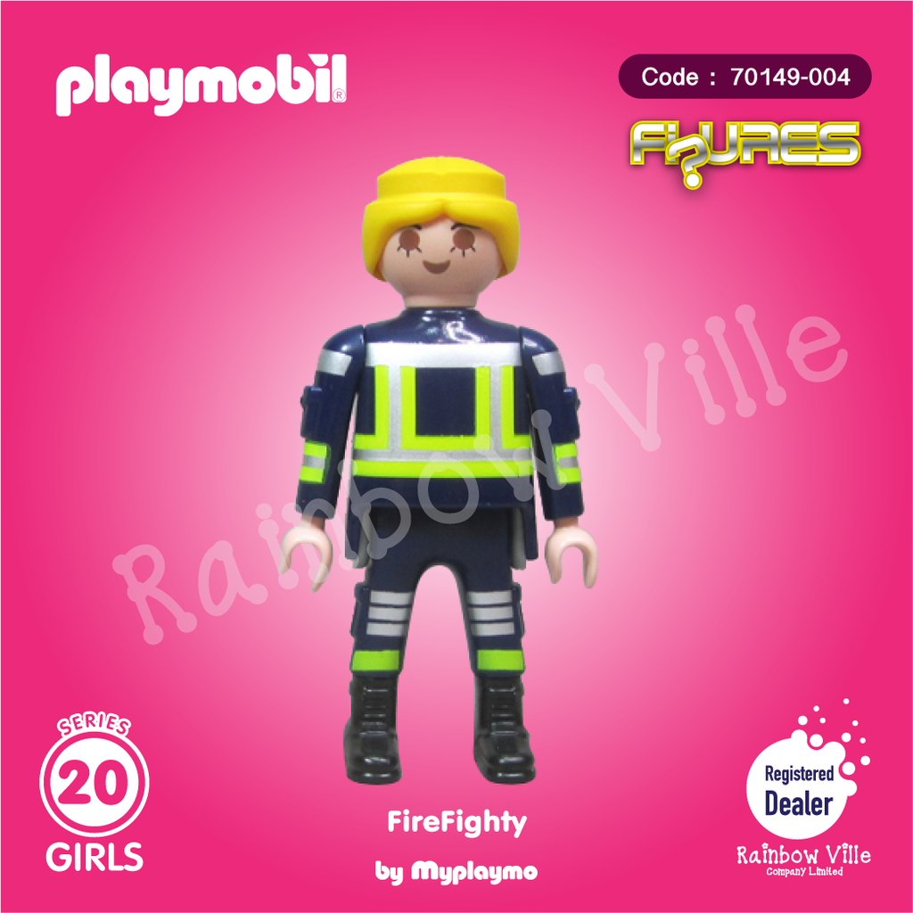 70149-004 Figures Series 20-Girl-FireFighty