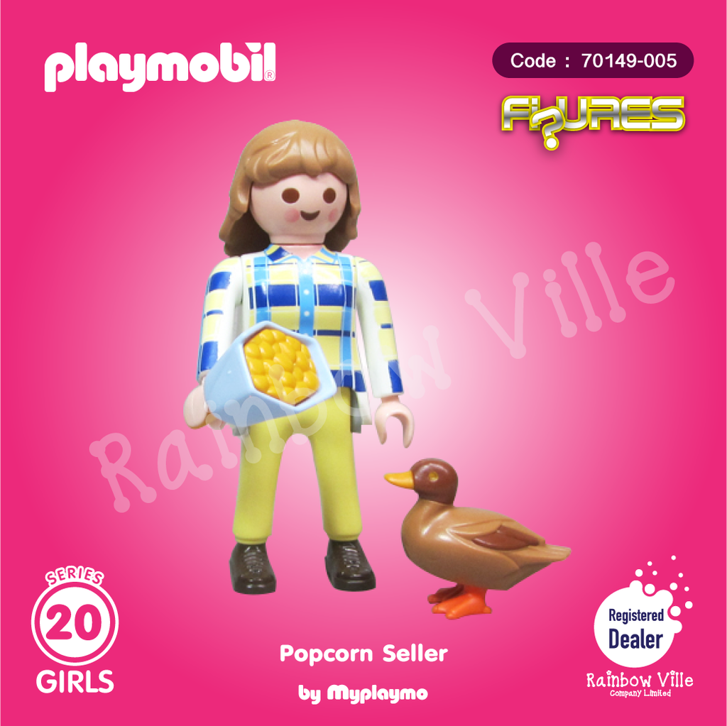 70149-005 Figures Series 20-Girl-Popcorn Seller